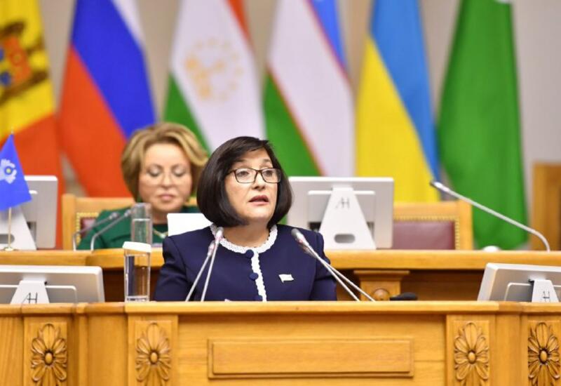 Сахиба Гафарова на заседании МПА СНГ призвала Армению к миру