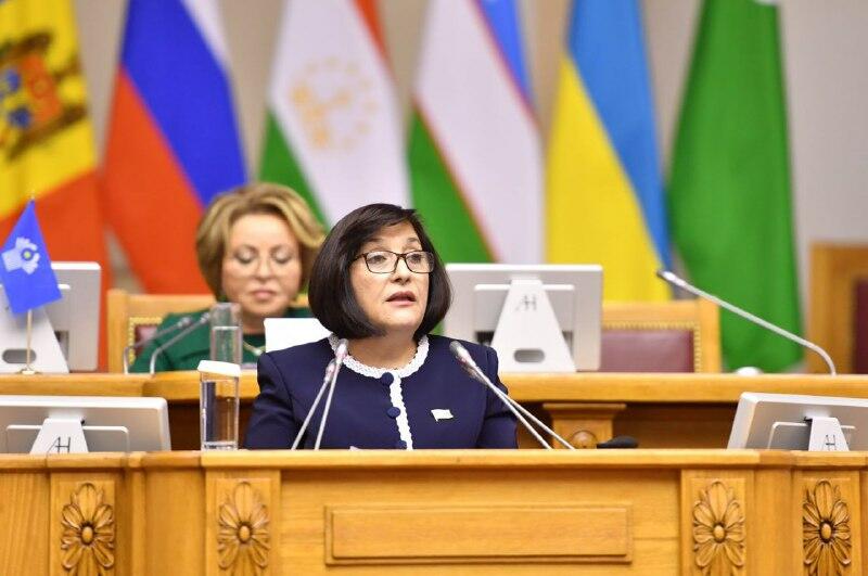 Сахиба Гафарова на заседании МПА СНГ призвала Армению к миру