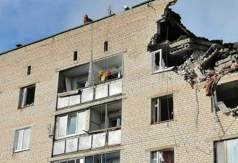 В жилом доме в Украине произошел взрыв