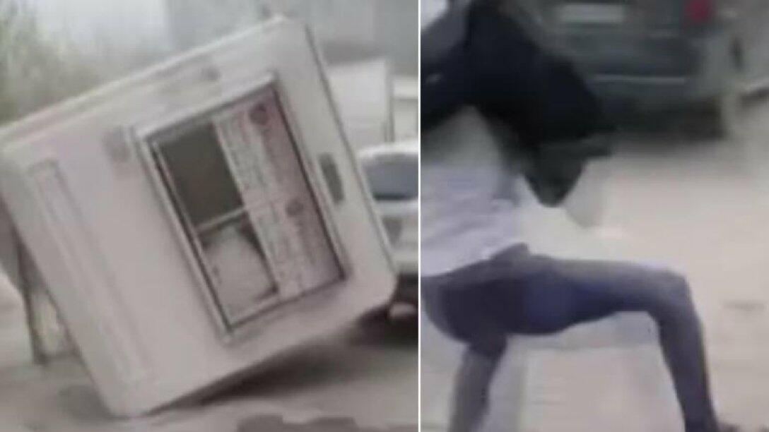 Новые кадры мощного урагана в Стамбуле