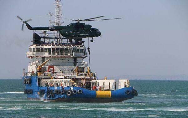 Qəzaya uğramış helikopterin