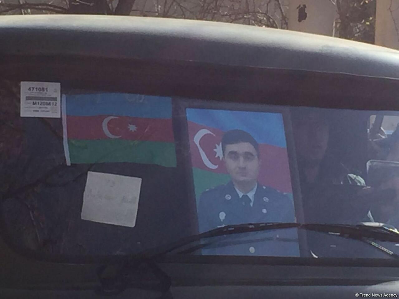 Тела погибших в крушении военного вертолета Госпогранслужбы Азербайджана вывезены на церемонию прощания