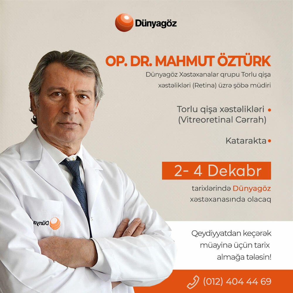 Врачи турецкой  больницы Dünyagöz посетят столицу братской страны Баку