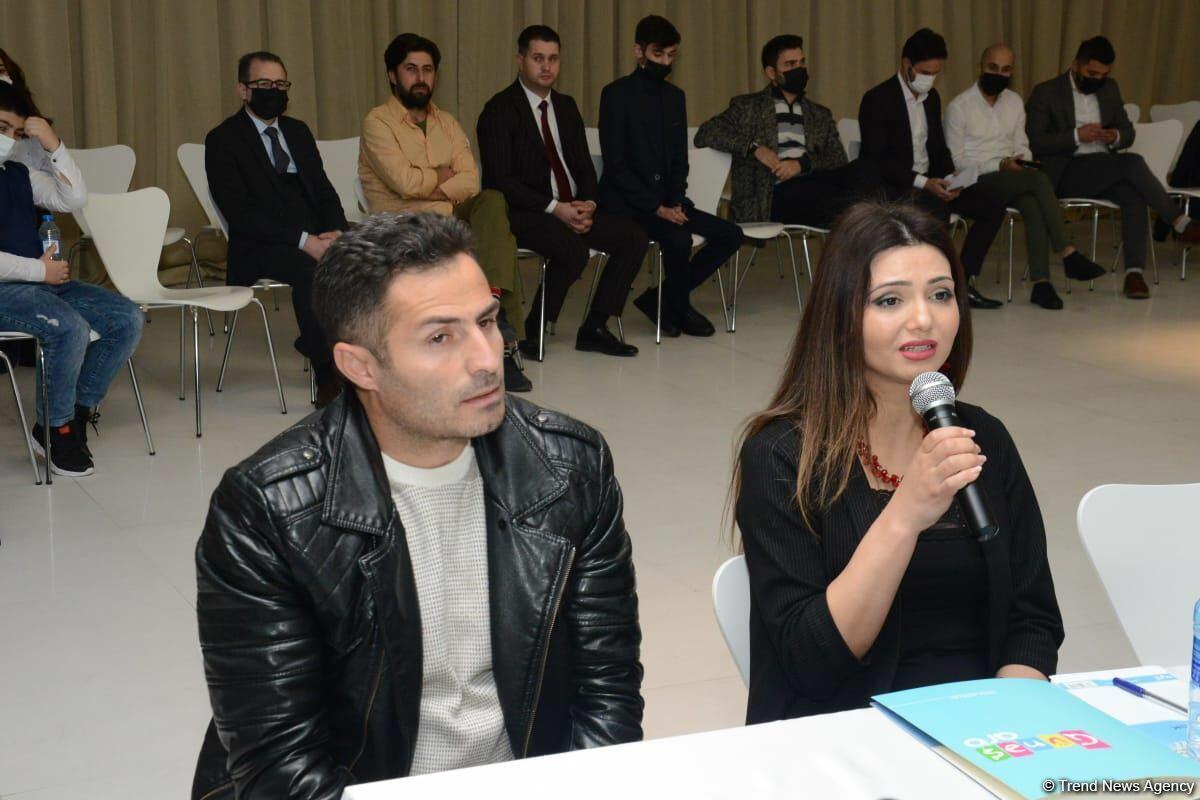 В Баку представили мини-фильм "Gözləri ilə danışan mələklər"