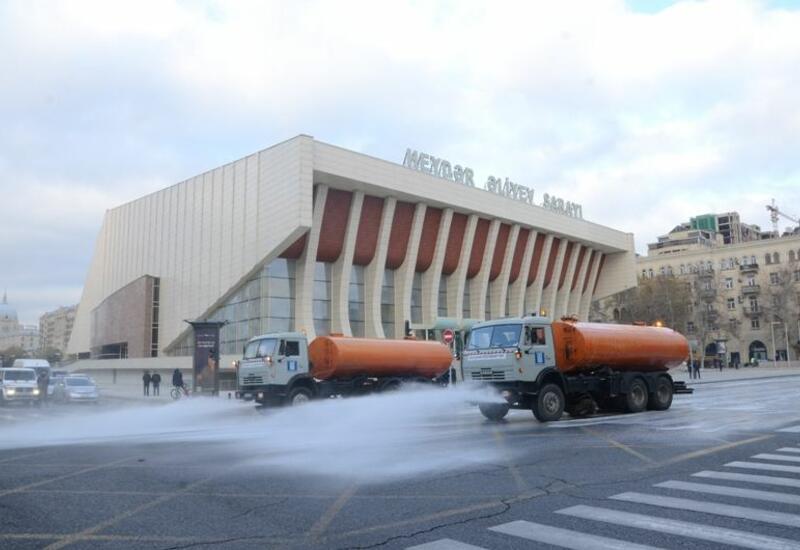 В Баку продезинфицировали 550 улиц