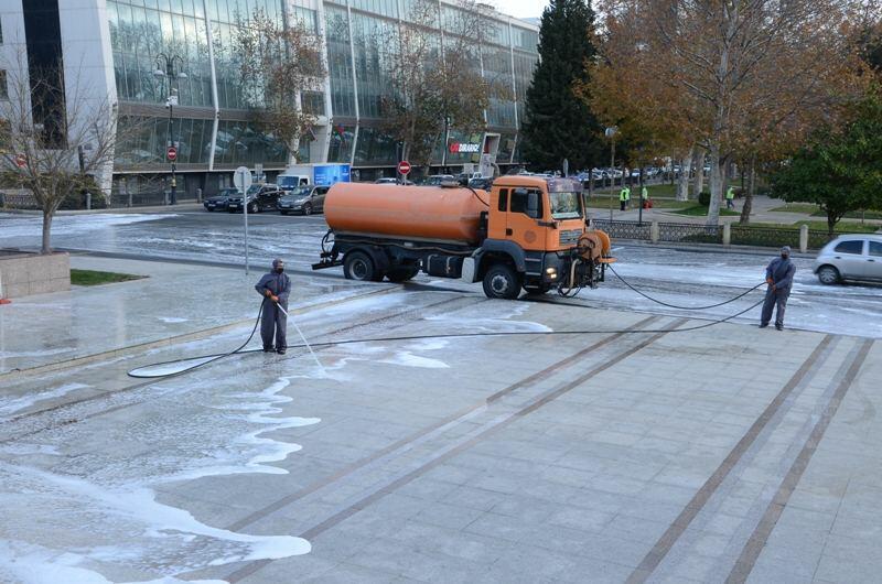 В Баку продезинфицировали 550 улиц