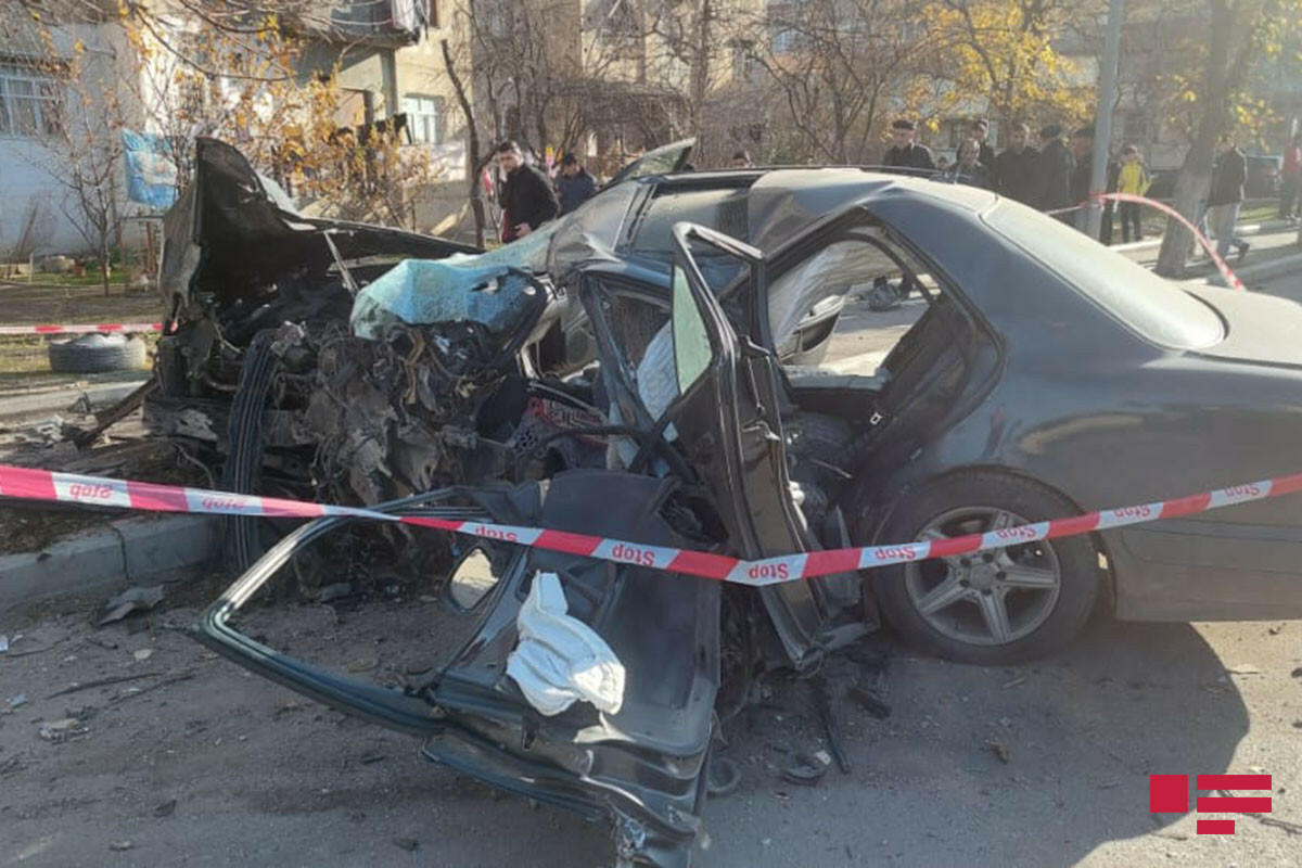 Тяжелое ДТП в Гяндже, есть погибшие