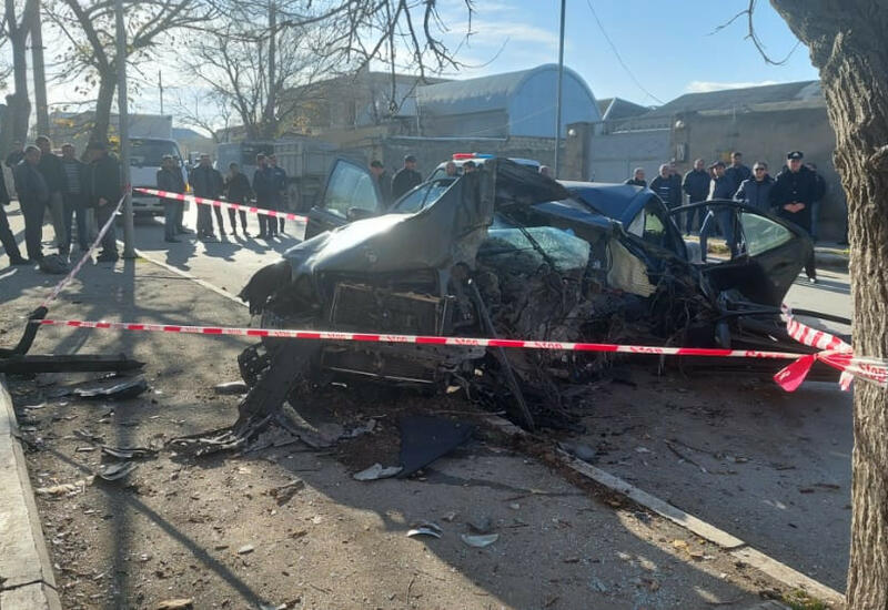 Тяжелое ДТП в Гяндже, есть погибшие