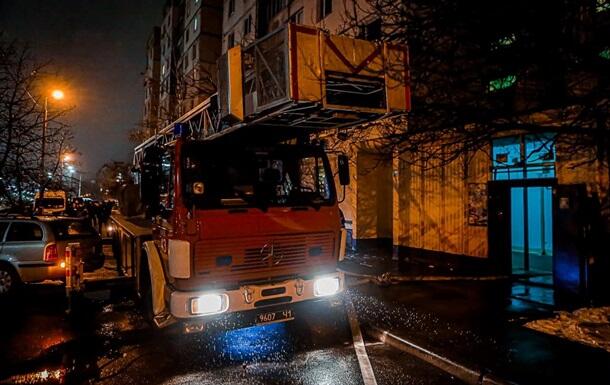 Сразу два пожара в Киеве,