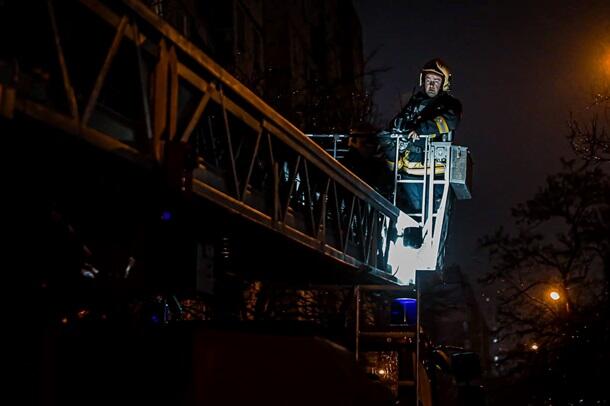 Сразу два пожара в Киеве,