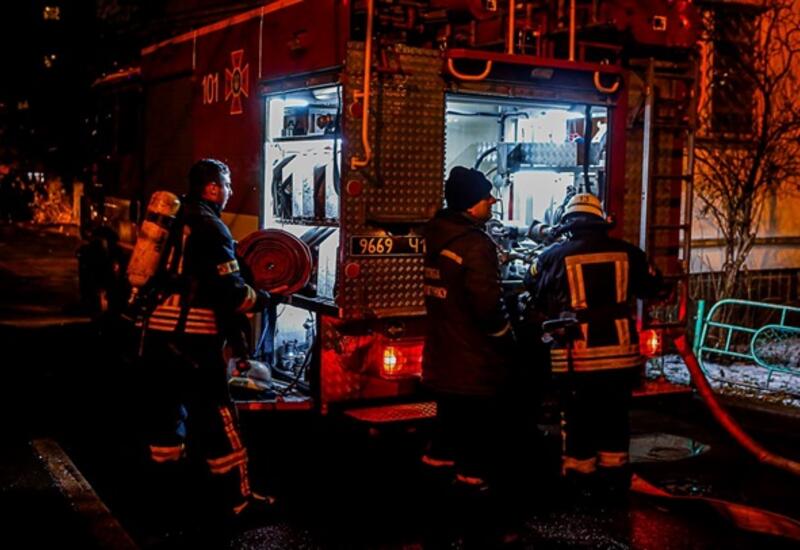 Сразу два пожара в Киеве,