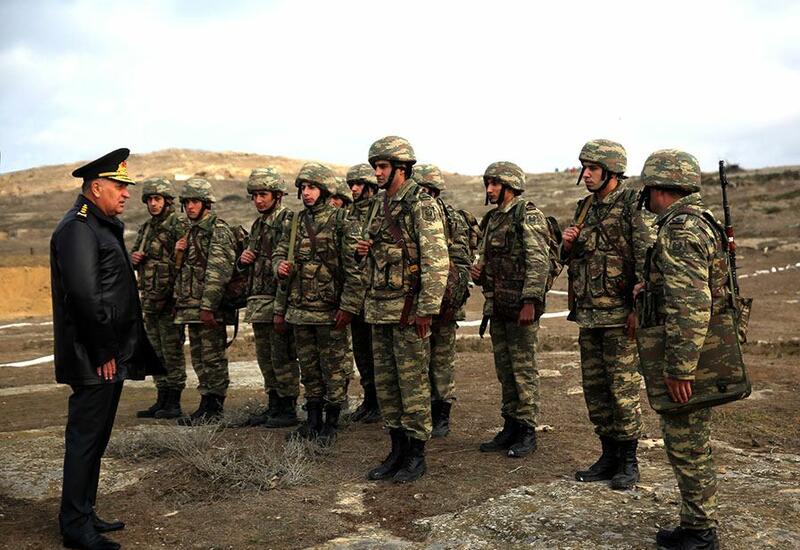 Керим Велиев встретился с личным составом Высшего военного училища