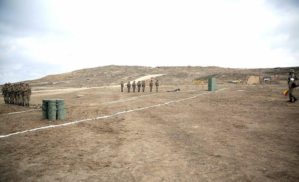 Керим Велиев встретился с личным составом Высшего военного училища