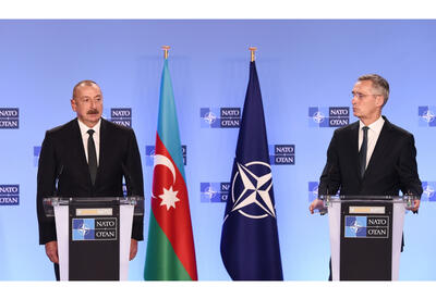 В Брюсселе состоялась совместная пресс-конференция Президента Ильхама Алиева и генсека НАТО Йенса Столтенберга - ОБНОВЛЕНО - ФОТО - ВИДЕО