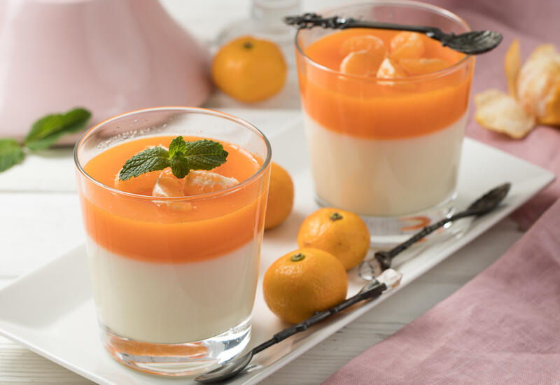 Рецепт мандариновой панна-котты
