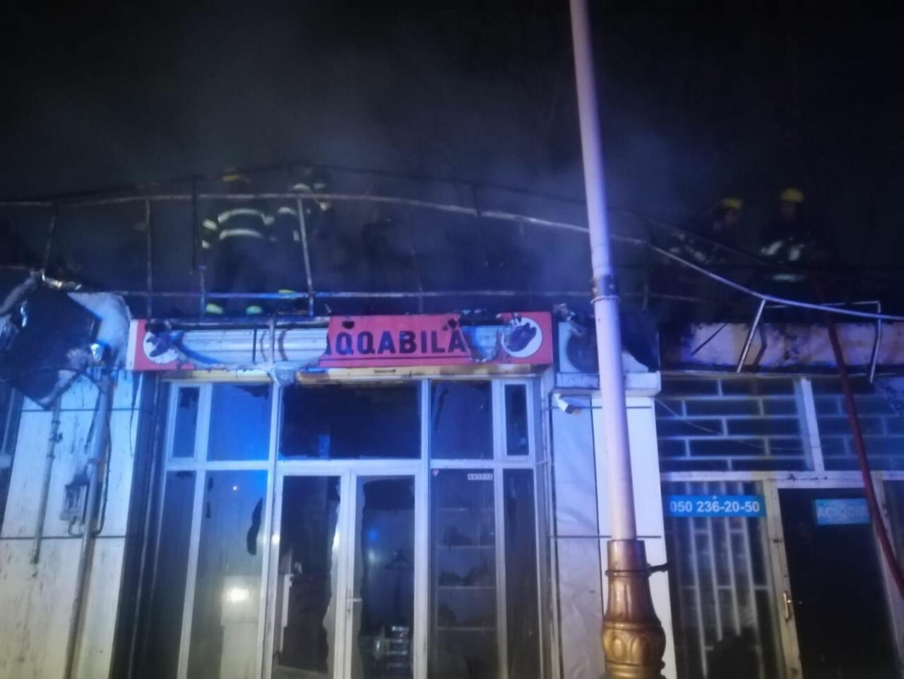 В Барде сгорели торговые объекты