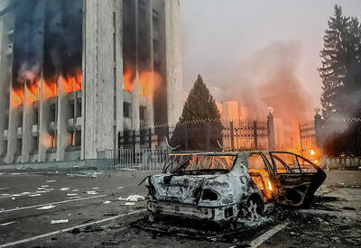 Армянские националисты и тюркофобы радуются погромам в Казахстане - ФОТОФАКТЫ
