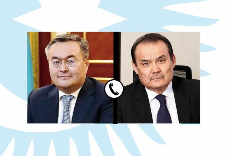 Амреев провел переговоры с главой МИД Казахстана