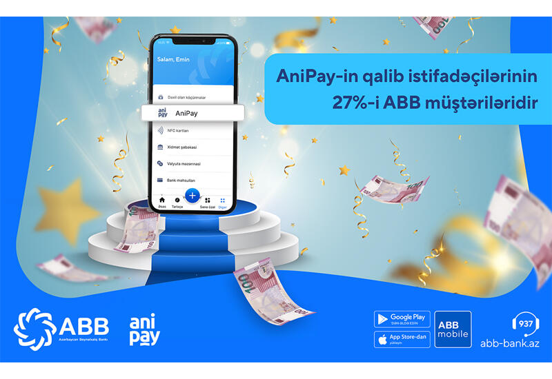 27% победителей в лотерее AniPay являются клиентами АВВ
