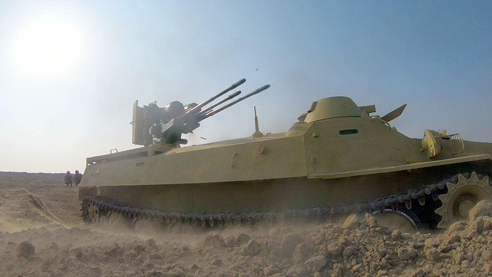 ВС Азербайджана использовали в учениях военные трофеи, оставленные Арменией
