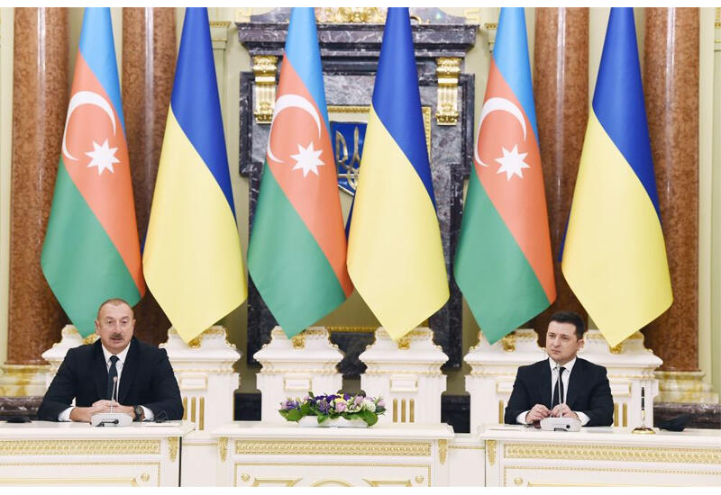 Prezident İlham Əliyev: Ukrayna-Azərbaycan əlaqələrində çox ciddi irəliləyiş var