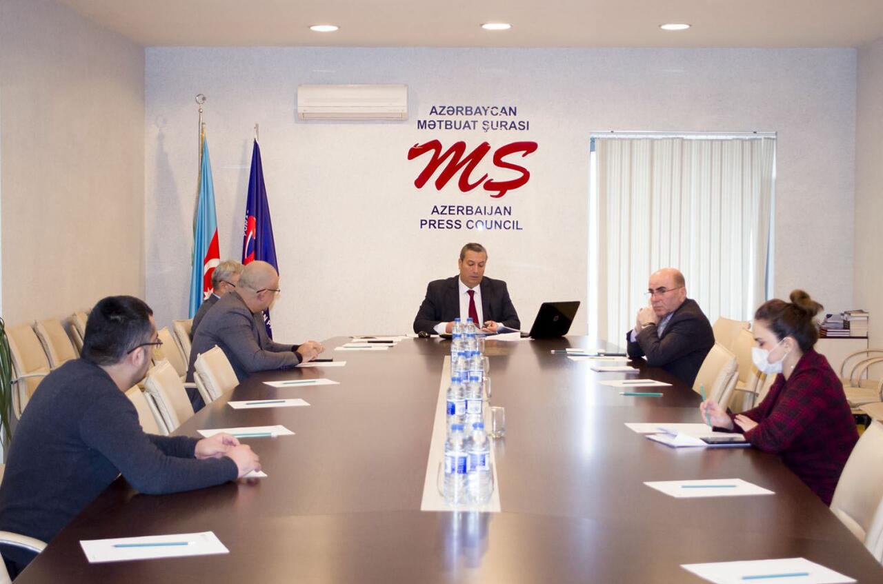 Mətbuat Şurasının Şikayətlər üzrə Komissiyasının iclası keçirilib