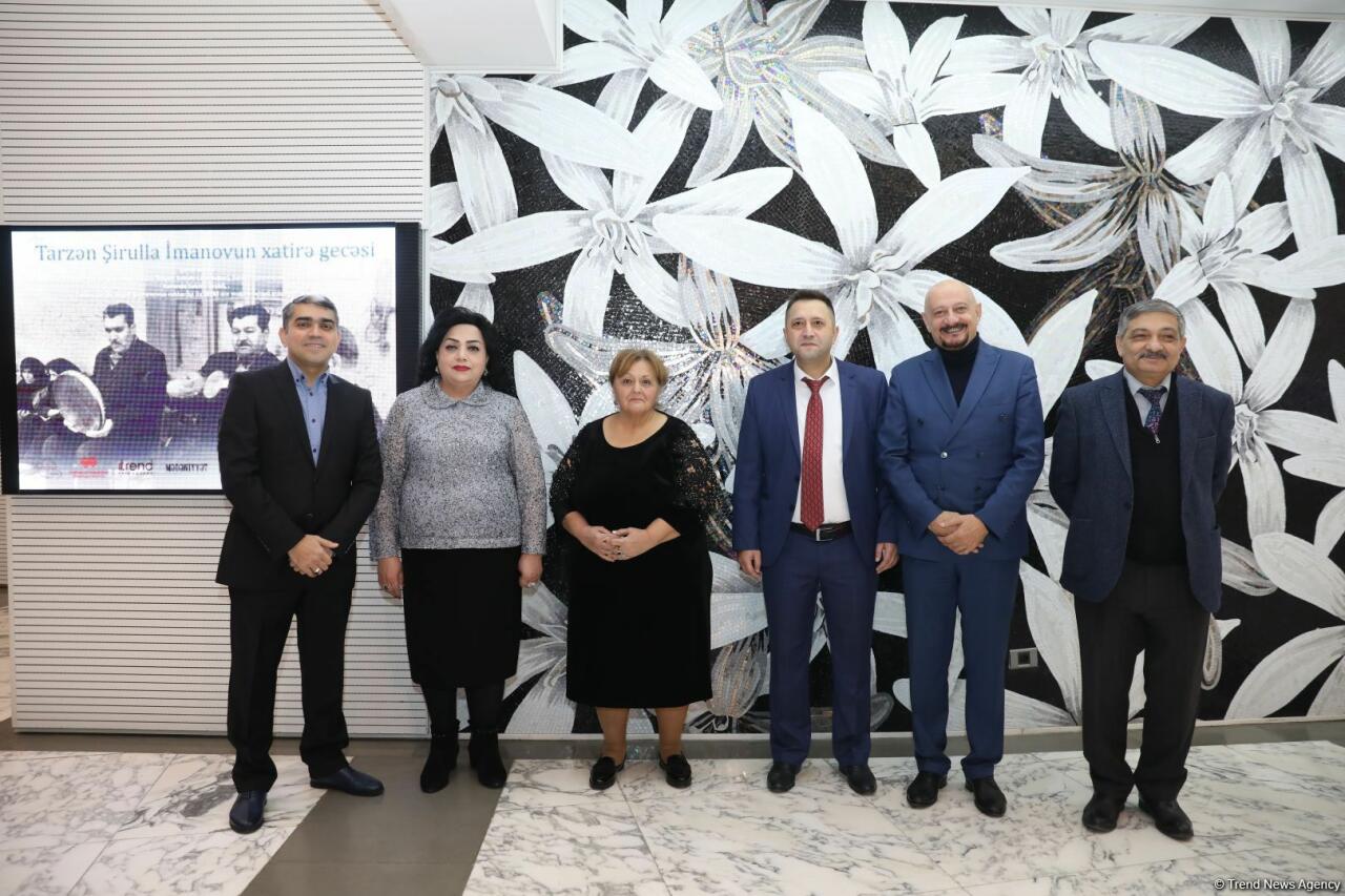 Tarzən və xanəndə Şirulla İmanovun xatirəsinə həsr olunmuş gecə keçirilib