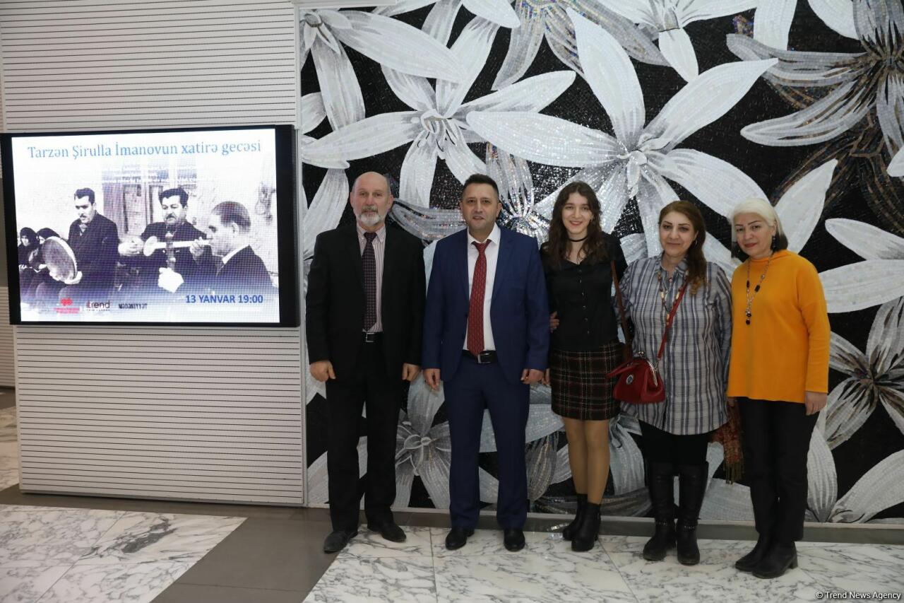 Tarzən və xanəndə Şirulla İmanovun xatirəsinə həsr olunmuş gecə keçirilib