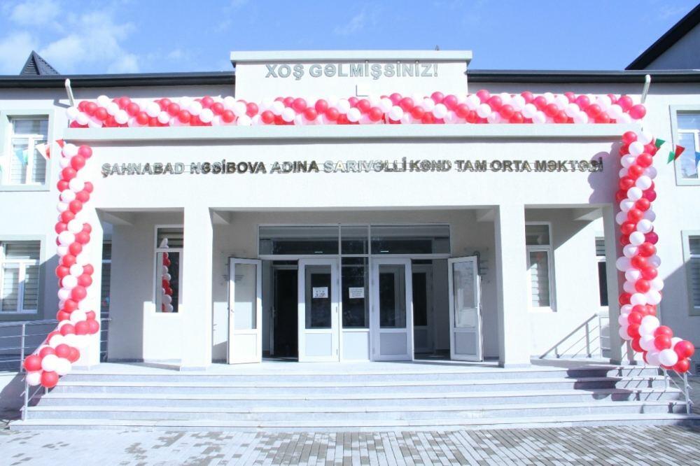 В Газахе по инициативе Фонда Гейдара Алиева построено новое здание школы