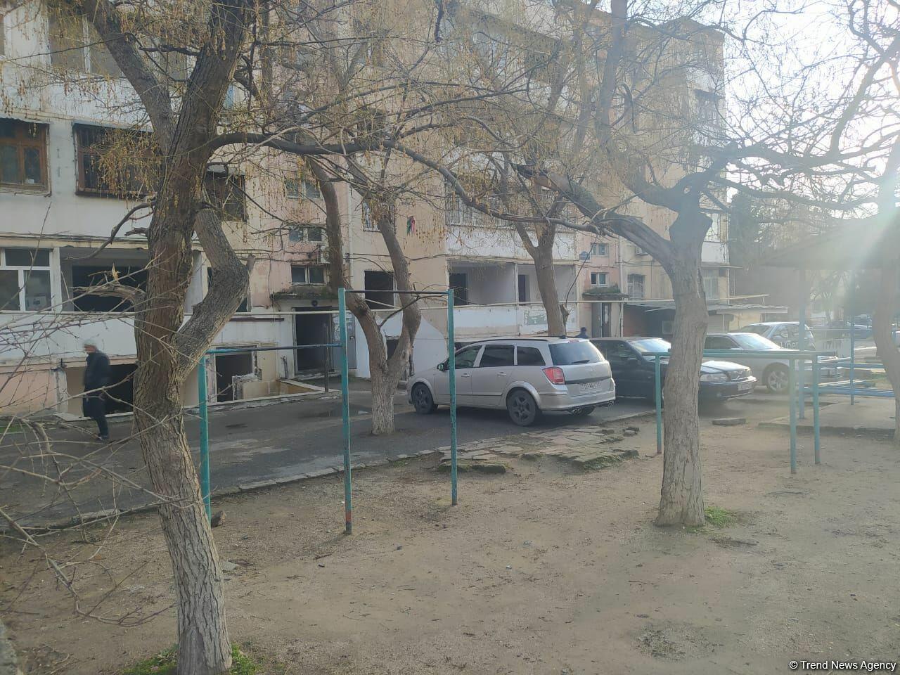 В Баку начался снос ряда жилых домов