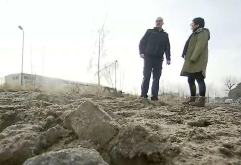 В немецком городе украли дорогу