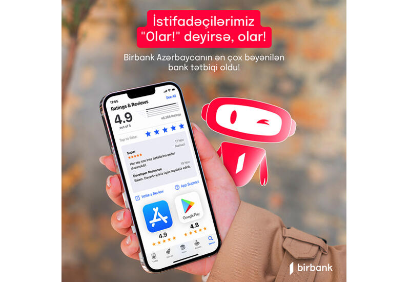 Birbank снова стал самой используемой и излюбленной цифровой платформой (R)