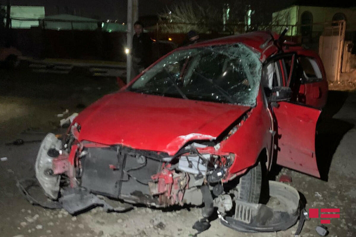 В Абшероне полицейские попали в ДТП,