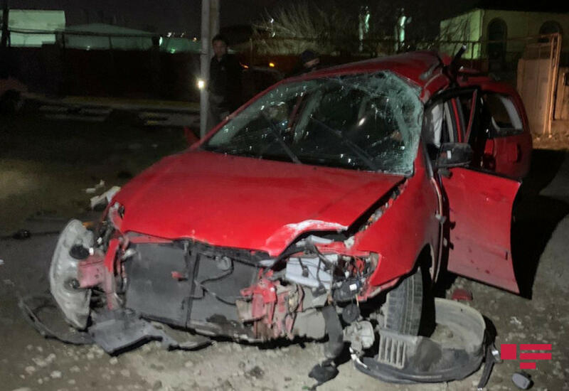 В Абшероне полицейские попали в ДТП,