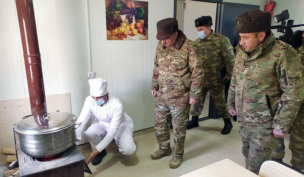 В Кяльбаджаре открылись новые военные объекты
