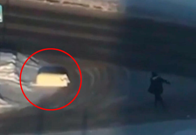 Ванна "убежала" от хозяина в Томске и попала на видео