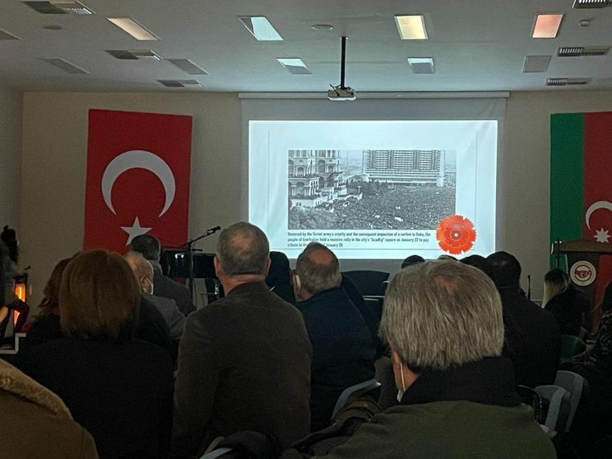 Ankaradakı Azərbaycan Evində 20 Yanvar faciəsi ilə bağlı anım tədbiri təşkil edilib