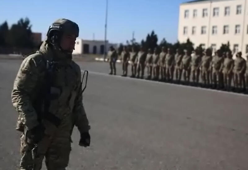 В Азербайджане проходят учебные сборы военнообязанных