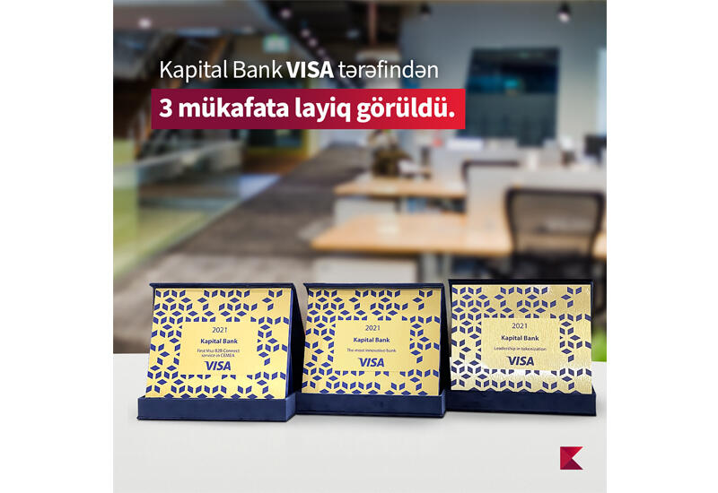 Kapital Bank получил 3 награды от Visa
