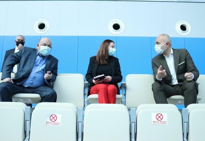 Mariana Vasileva Üzgüçülük Federasiyasının rəhbərliyi ilə görüşüb