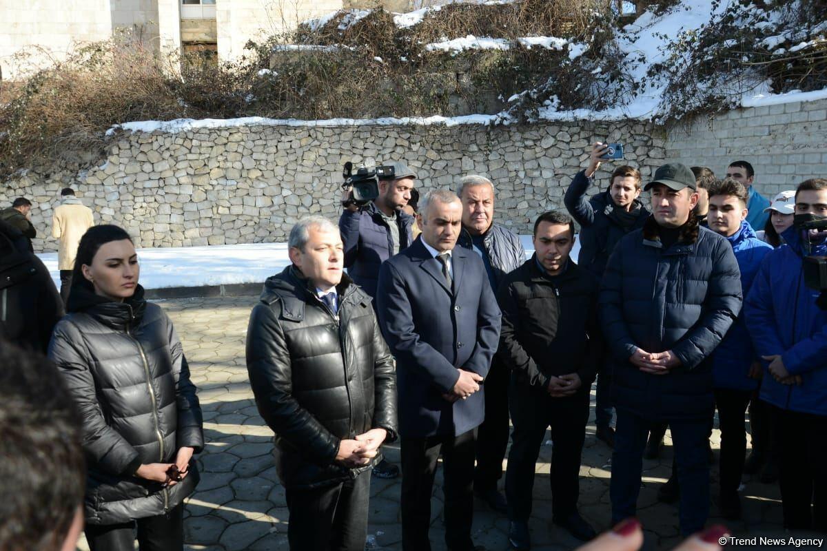 В Шушу прибыл первый рейсовый автобус из Баку