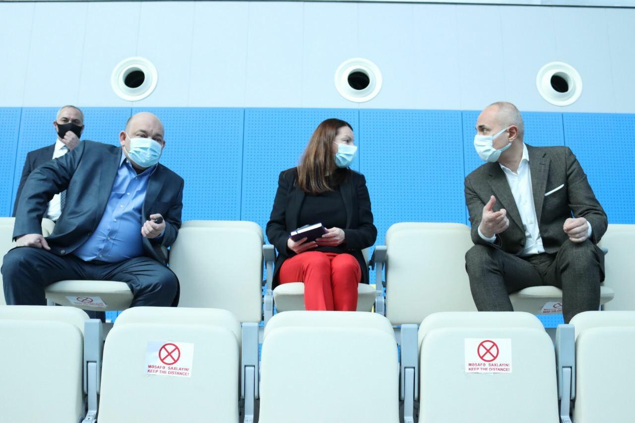 Mariana Vasileva Üzgüçülük Federasiyasının rəhbərliyi ilə görüşüb