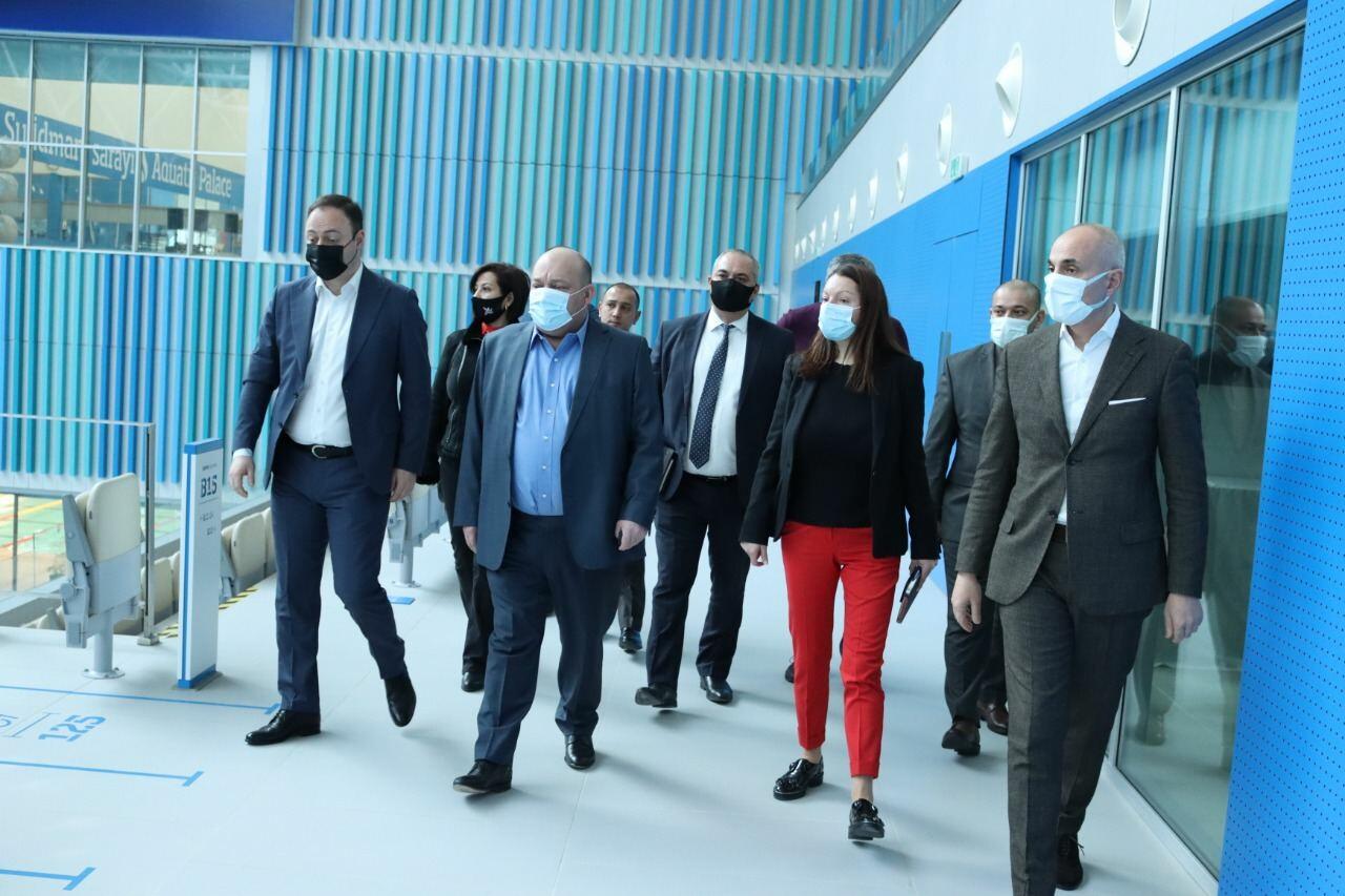 Mariana Vasileva Üzgüçülük Federasiyasının rəhbərliyi ilə görüşüb