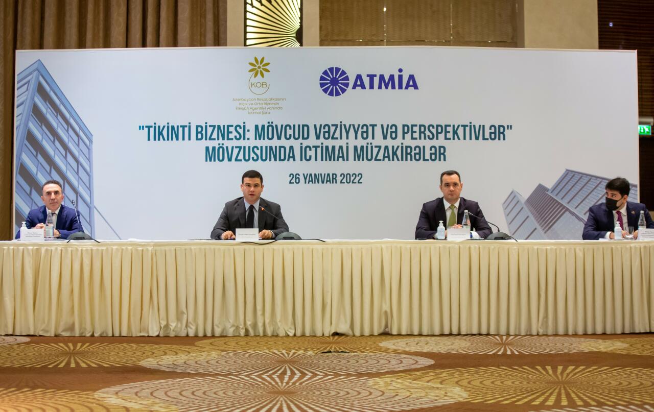 Tikinti biznesinə dair ictimai müzakirə təşkil olunub