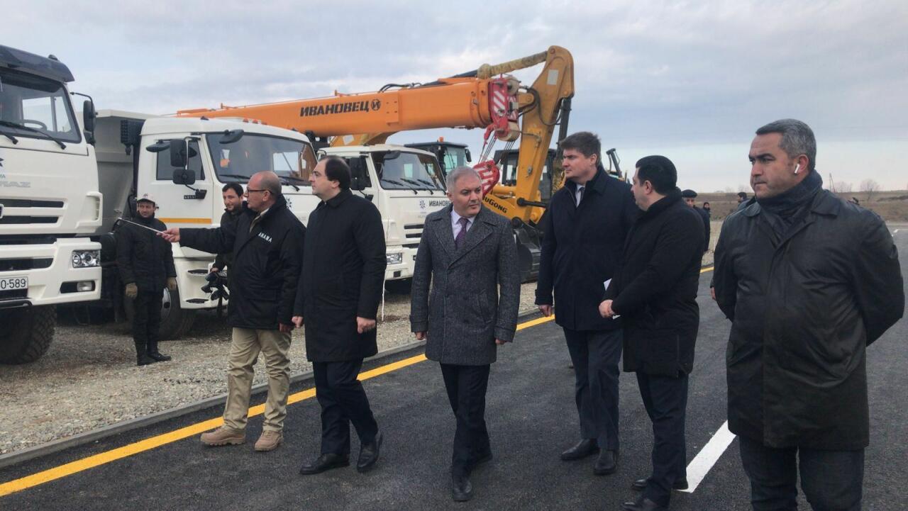 Новый мобильный полевой лагерь для саперов ANAMA в Агдаме