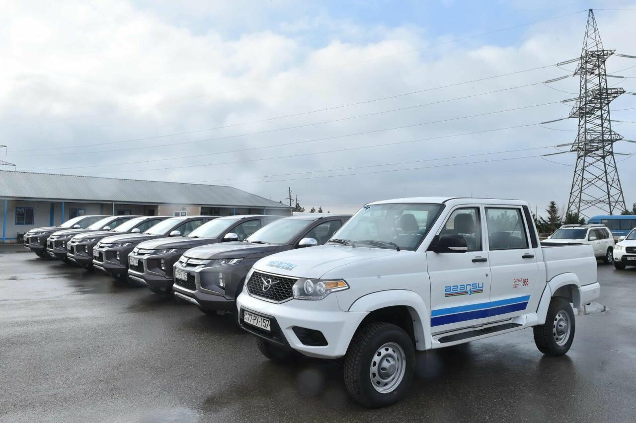 "Азерсу" закупило автомобили и спецтехнику для Карабаха