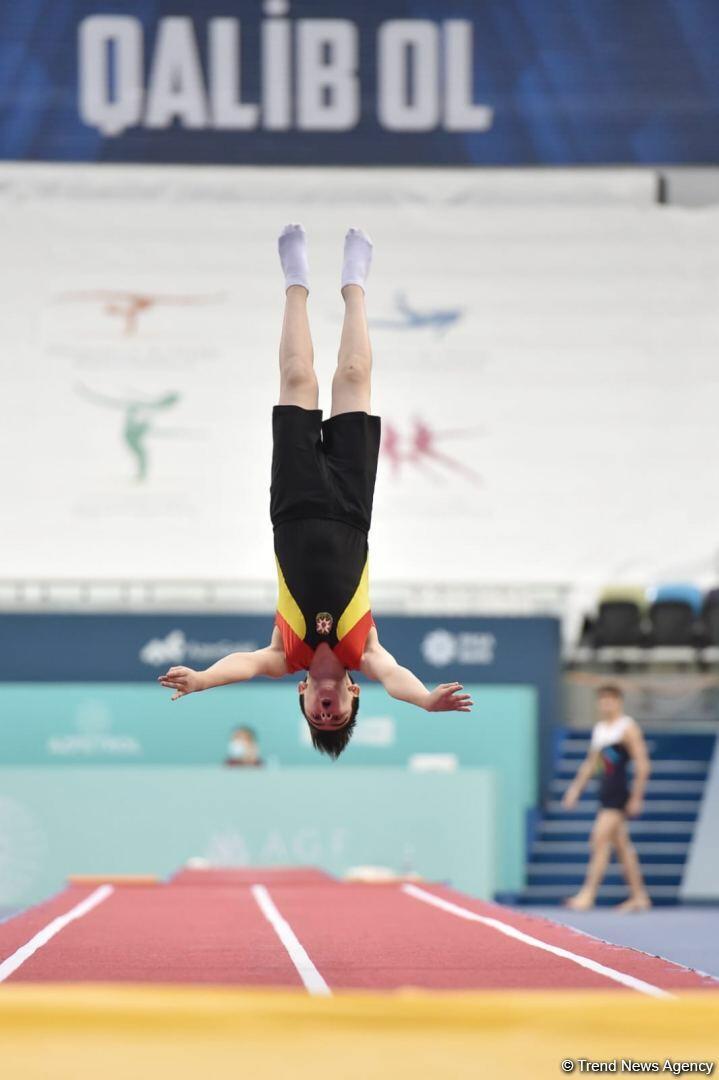 Определились победители Первенства Азербайджана и Чемпионата Баку по прыжкам на батуте и акробатической дорожке