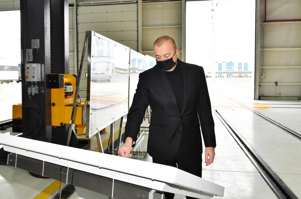Президент Ильхам Алиев принял участие в открытии локомотивного депо ЗАО «Азербайджанские железные дороги»