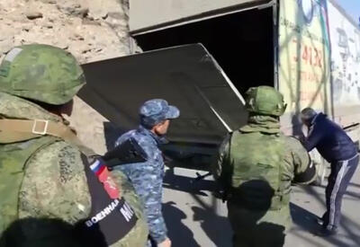 Армянская провокация на посту миротворцев в Карабахе - ФОТО