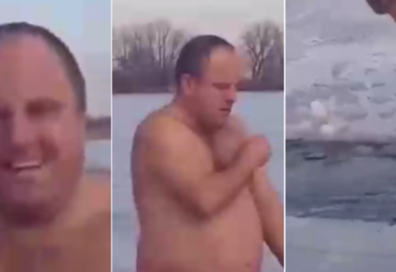 Мужчина утонул в проруби на глазах у жены и друзей